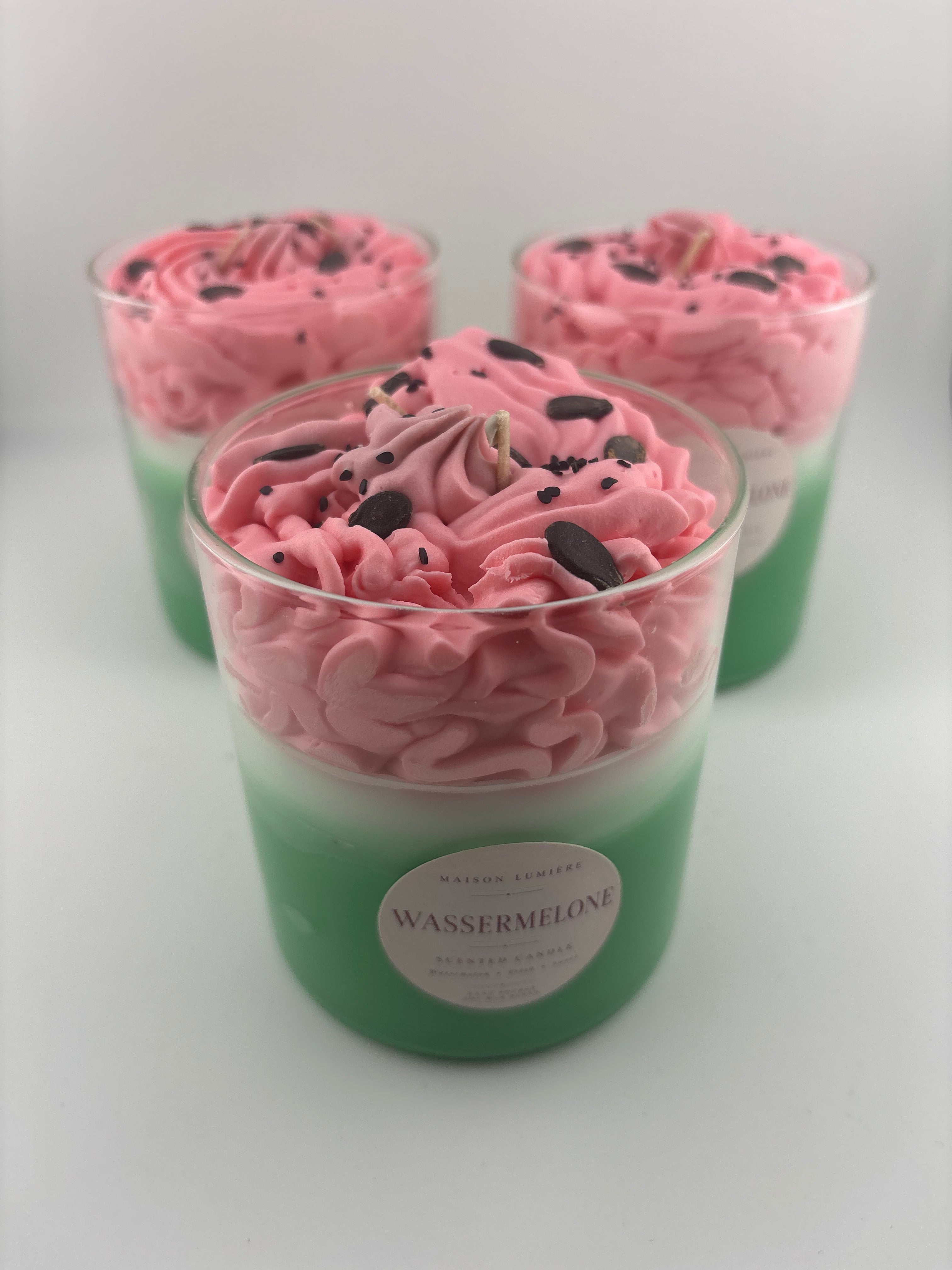 Wassermelone Kerze