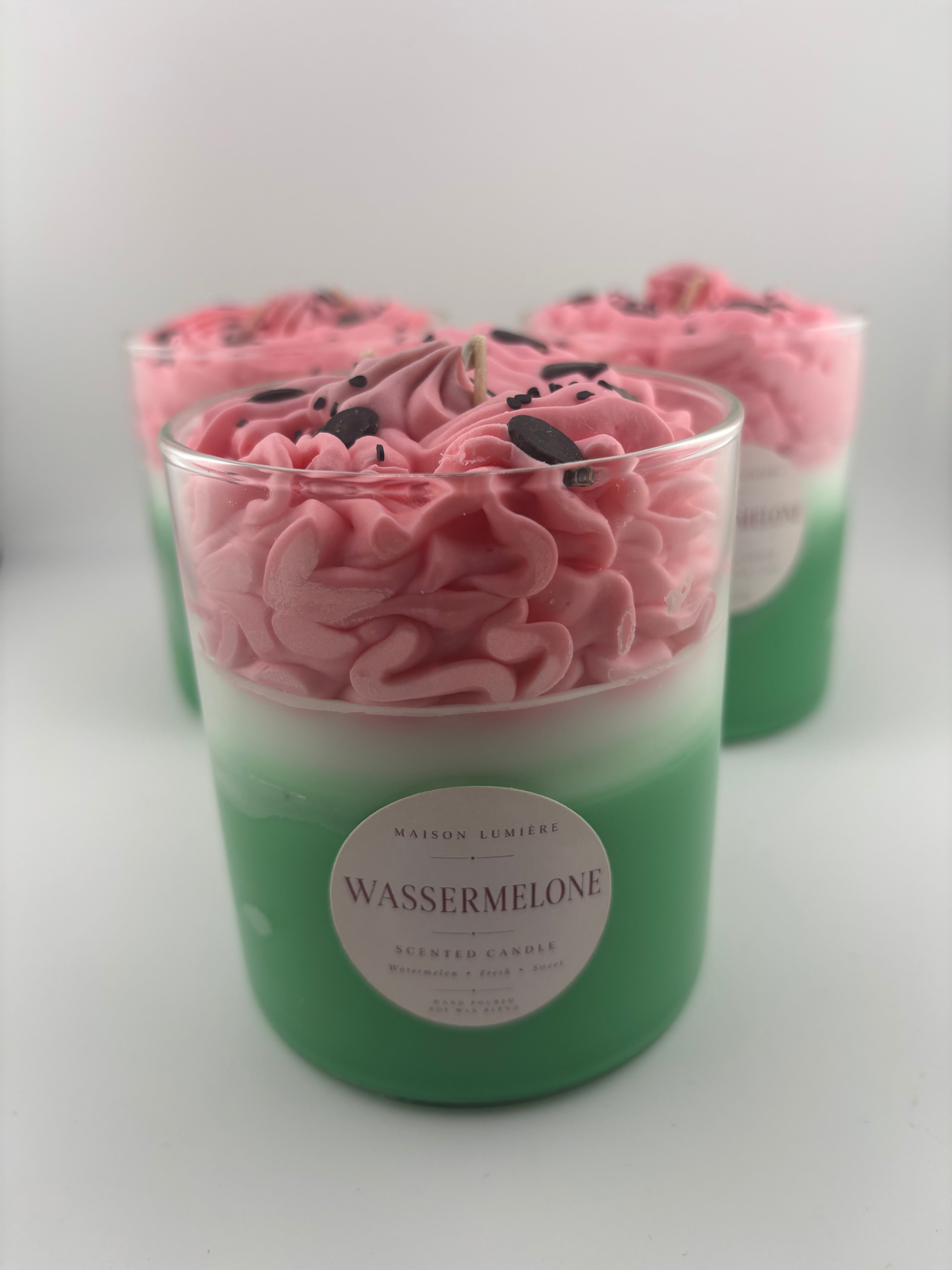 Wassermelone Kerze